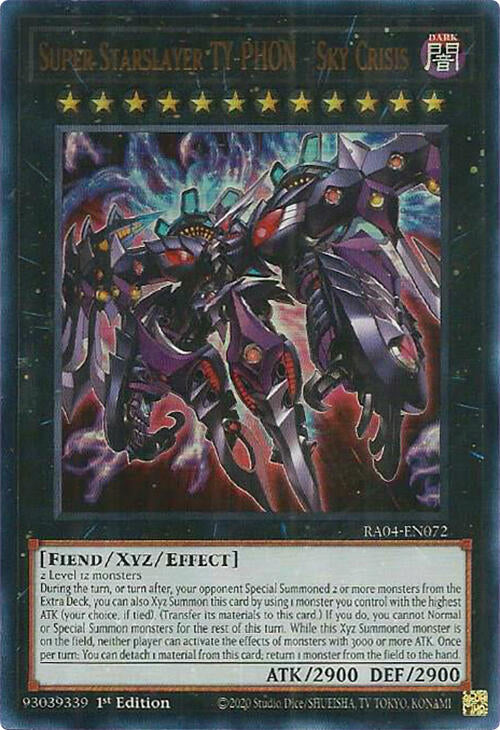 Super Starslayer TY-PHON - Sky Crisis [RA04-EN072] Ultra Rare | Fandemonia Ltd