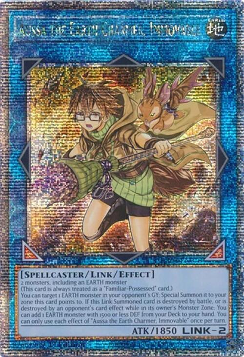 Aussa the Earth Charmer, Immovable [RA04-EN078] Quarter Century Secret Rare | Fandemonia Ltd