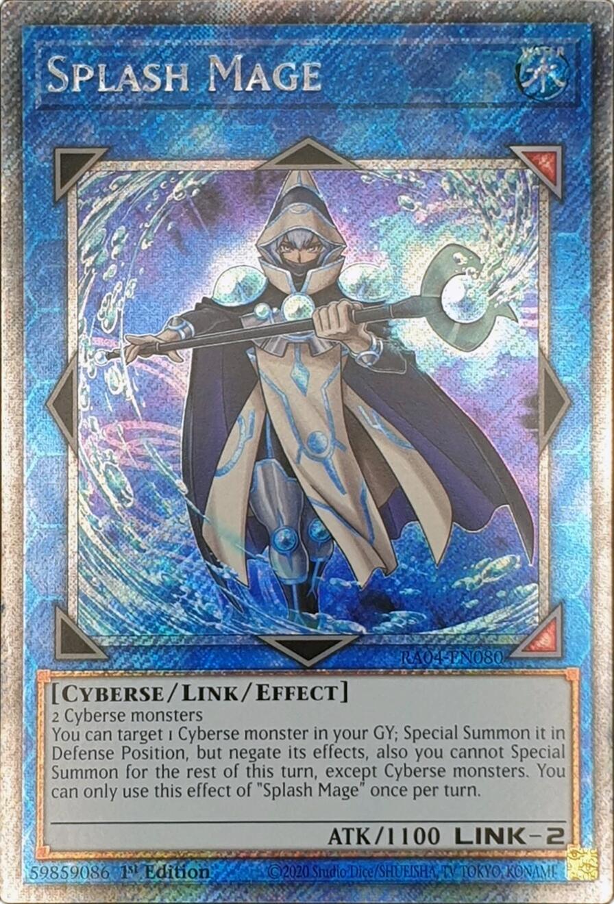 Splash Mage [RA04-EN080] Platinum Secret Rare | Fandemonia Ltd