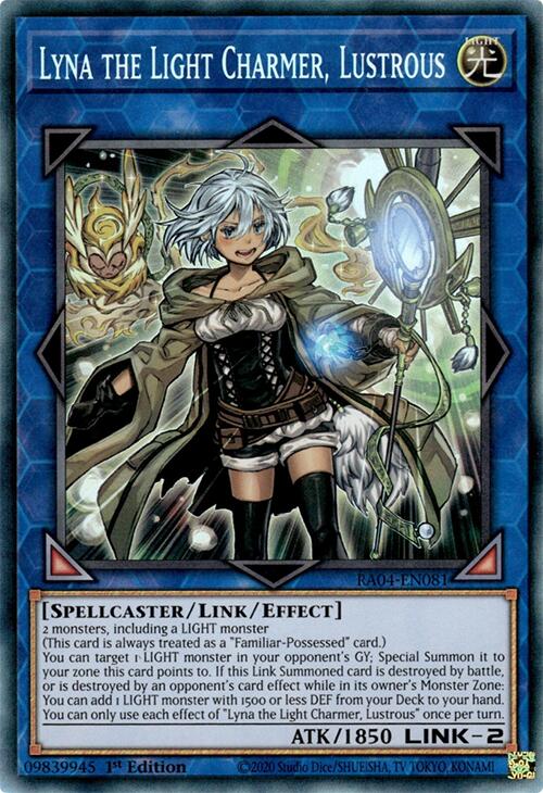 Lyna the Light Charmer, Lustrous [RA04-EN081] Prismatic Collector's Rare | Fandemonia Ltd
