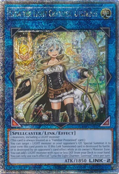 Lyna the Light Charmer, Lustrous [RA04-EN081] Quarter Century Secret Rare | Fandemonia Ltd