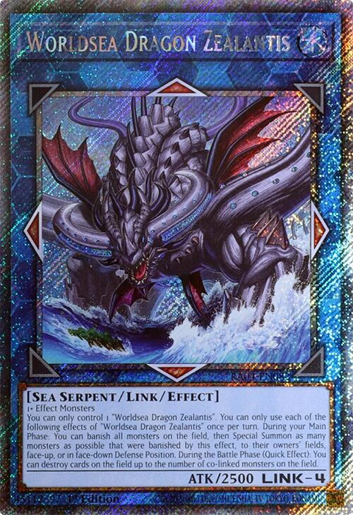 Worldsea Dragon Zealantis [RA04-EN082] Platinum Secret Rare | Fandemonia Ltd