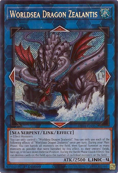Worldsea Dragon Zealantis [RA04-EN082] Secret Rare | Fandemonia Ltd