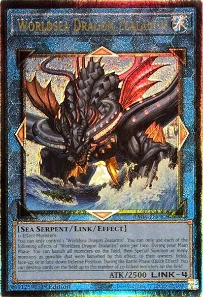 Worldsea Dragon Zealantis [RA04-EN082] Prismatic Ultimate Rare | Fandemonia Ltd