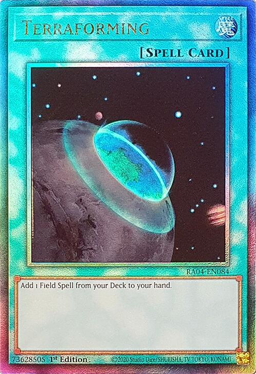 Terraforming [RA04-EN084] Prismatic Ultimate Rare | Fandemonia Ltd