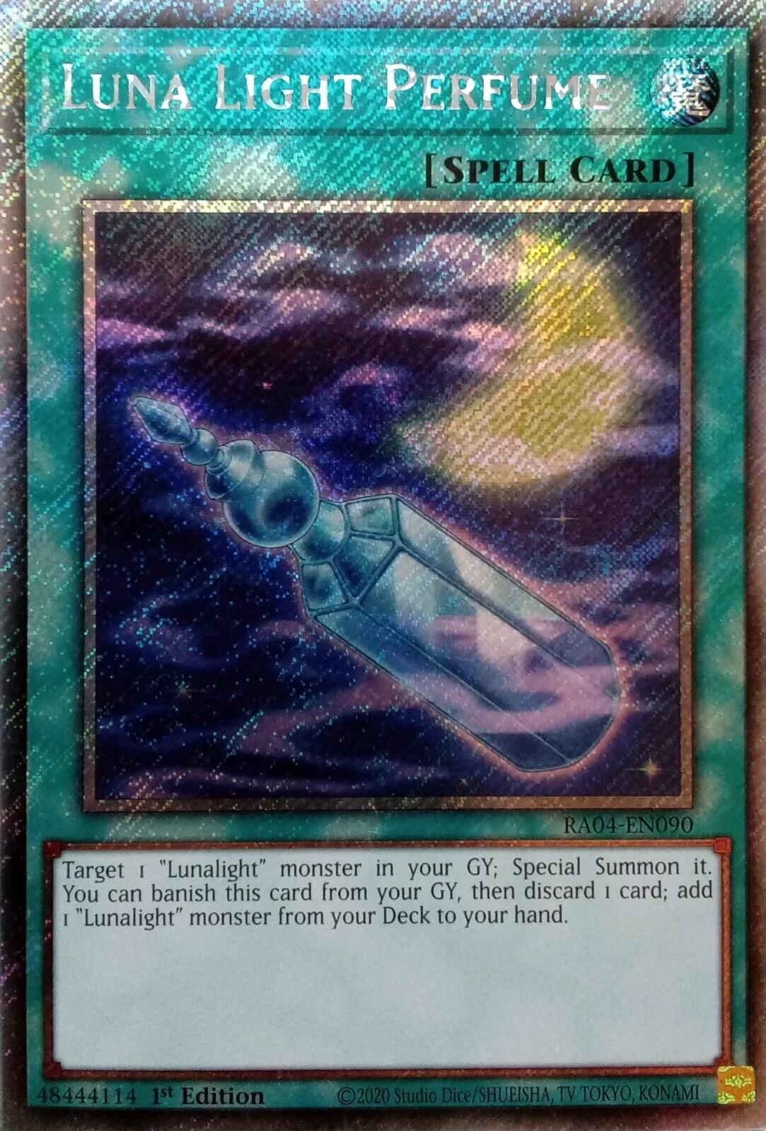 Luna Light Perfume [RA04-EN090] Platinum Secret Rare | Fandemonia Ltd