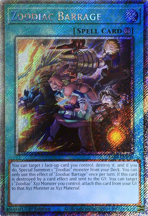 Zoodiac Barrage [RA04-EN091] Platinum Secret Rare | Fandemonia Ltd