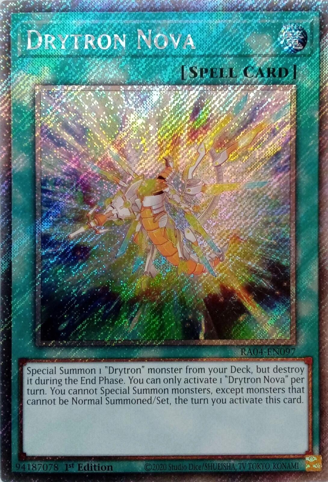 Drytron Nova [RA04-EN097] Platinum Secret Rare | Fandemonia Ltd