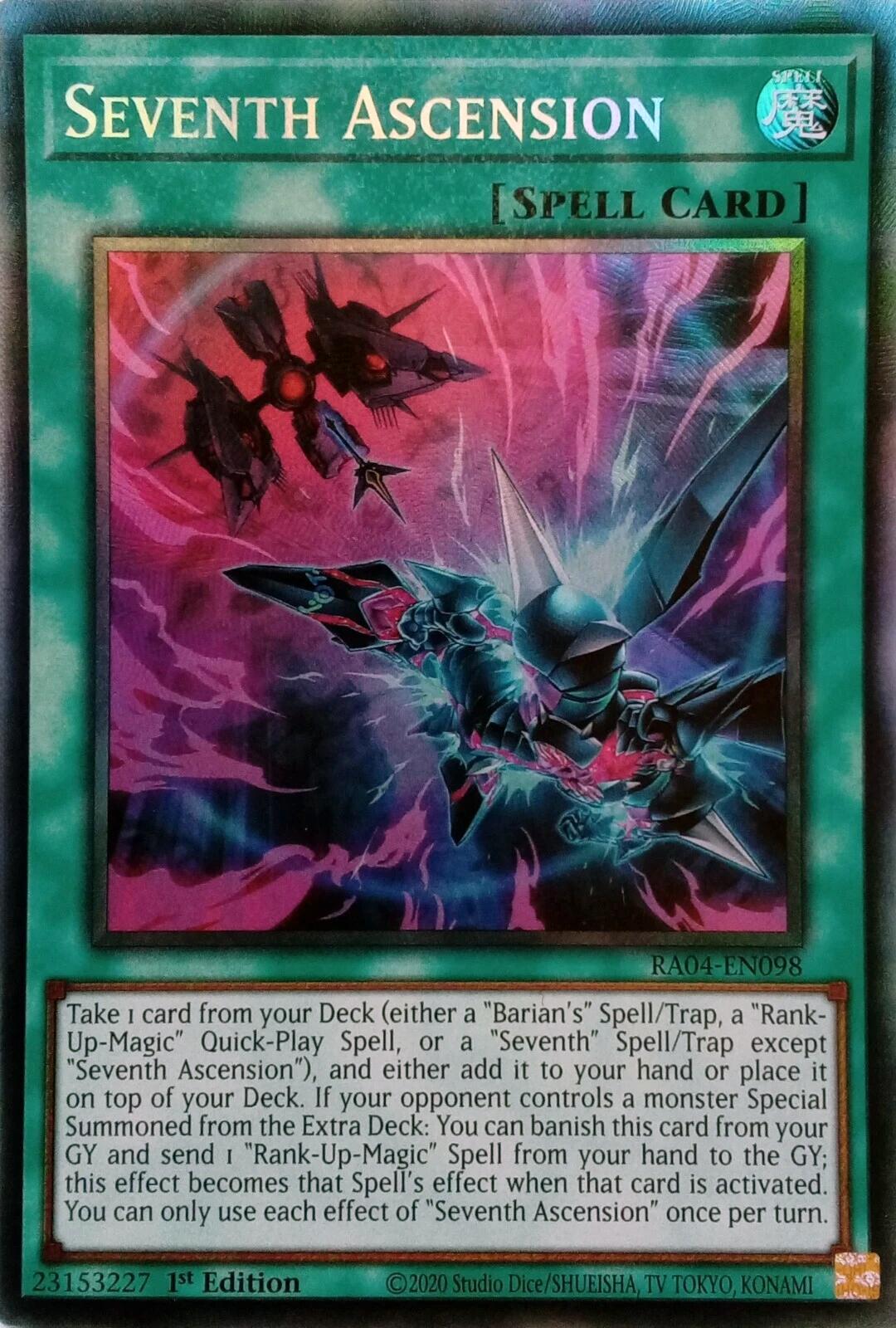 Seventh Ascension [RA04-EN098] Prismatic Collector's Rare | Fandemonia Ltd