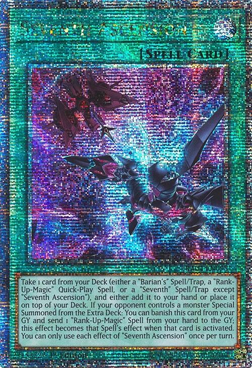 Seventh Ascension [RA04-EN098] Quarter Century Secret Rare | Fandemonia Ltd