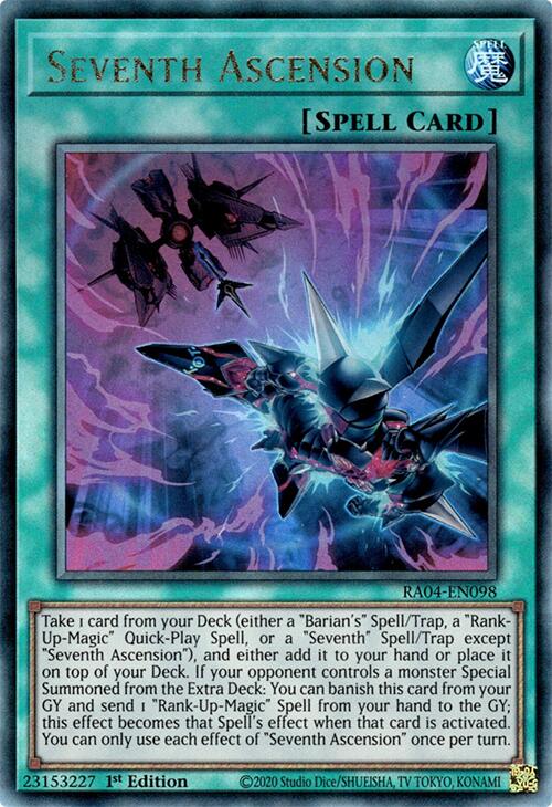 Seventh Ascension [RA04-EN098] Prismatic Ultimate Rare | Fandemonia Ltd