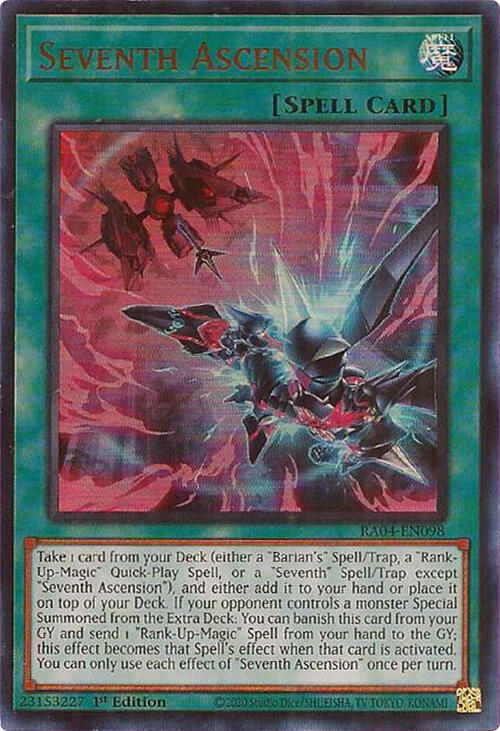 Seventh Ascension [RA04-EN098] Ultra Rare | Fandemonia Ltd