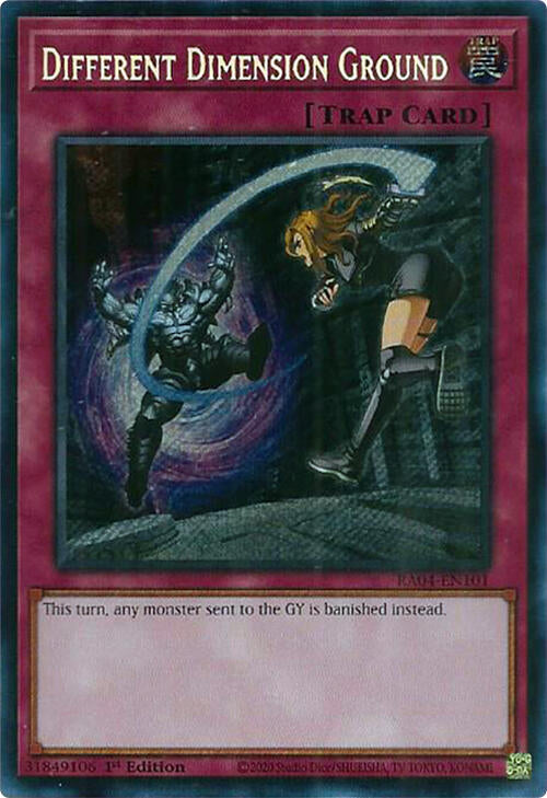 Different Dimension Ground [RA04-EN101] Secret Rare | Fandemonia Ltd