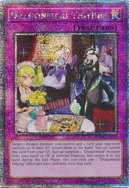 Dragonmaid Tidying [RA04-EN102] Quarter Century Secret Rare | Fandemonia Ltd