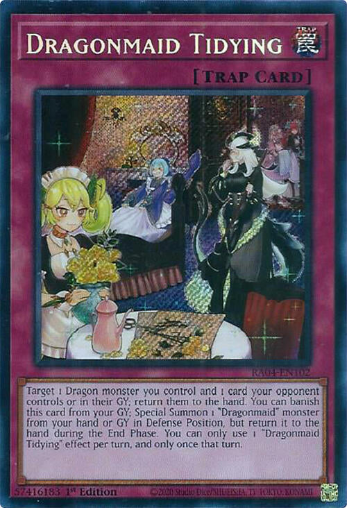 Dragonmaid Tidying [RA04-EN102] Secret Rare | Fandemonia Ltd