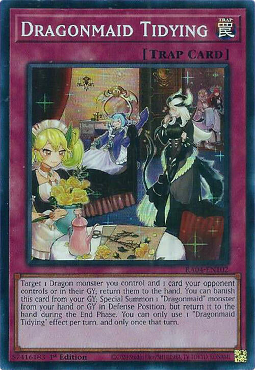 Dragonmaid Tidying [RA04-EN102] Super Rare | Fandemonia Ltd
