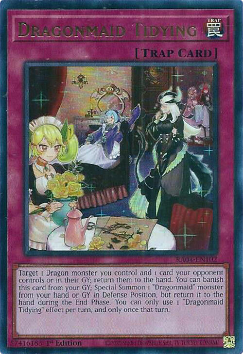 Dragonmaid Tidying [RA04-EN102] Ultra Rare | Fandemonia Ltd
