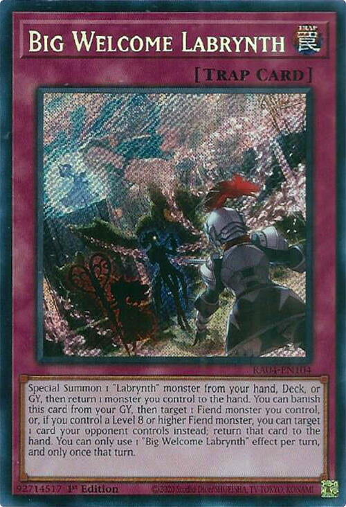 Big Welcome Labrynth [RA04-EN104] Secret Rare | Fandemonia Ltd