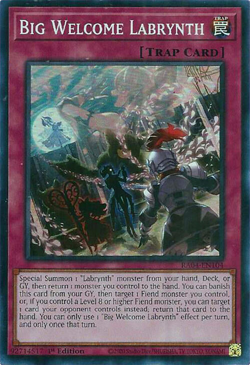 Big Welcome Labrynth [RA04-EN104] Super Rare | Fandemonia Ltd