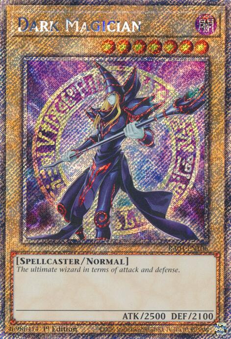 Dark Magician (8th Art) [RA04-EN106] Platinum Secret Rare | Fandemonia Ltd
