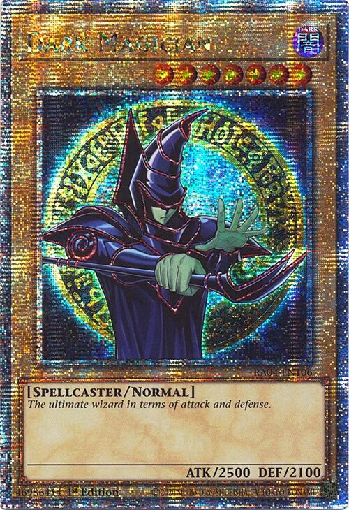 Dark Magician (9th Art) [RA04-EN106] Quarter Century Secret Rare | Fandemonia Ltd