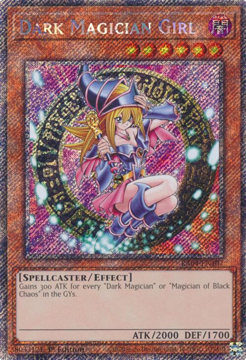 Dark Magician Girl (3rd Art) [RA04-EN107] Platinum Secret Rare | Fandemonia Ltd