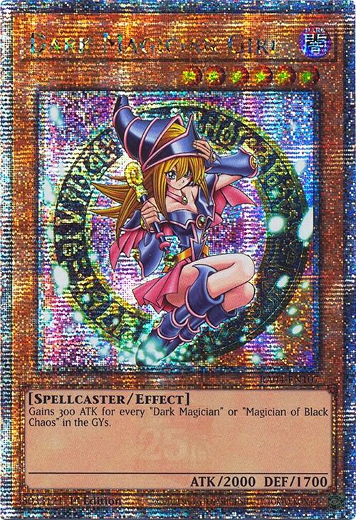 Dark Magician Girl (3rd Art) [RA04-EN107] Quarter Century Secret Rare | Fandemonia Ltd