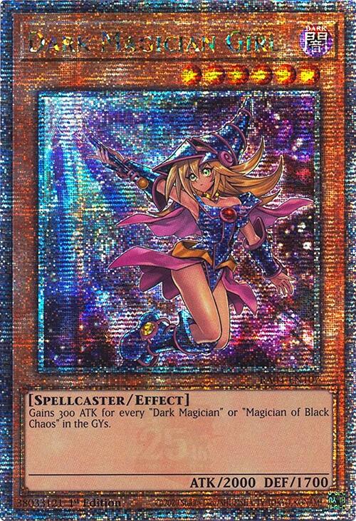 Dark Magician Girl (7th Art) [RA04-EN107] Quarter Century Secret Rare | Fandemonia Ltd