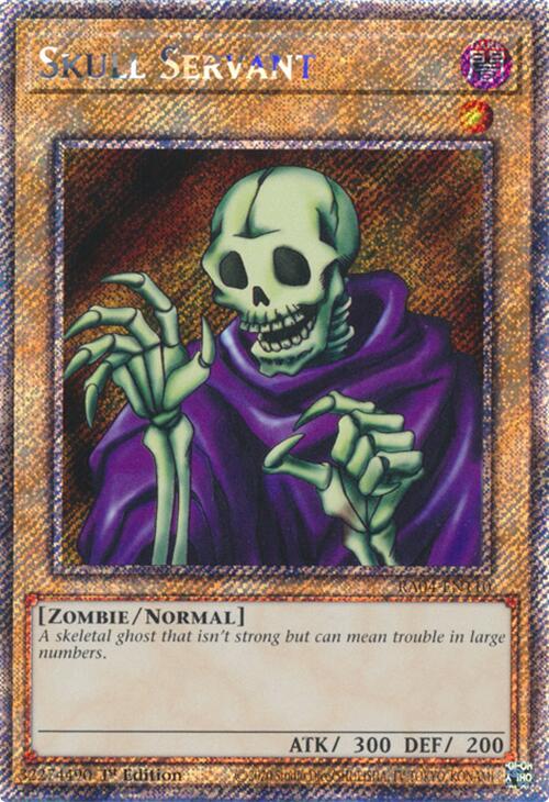 Skull Servant [RA04-EN110] Platinum Secret Rare | Fandemonia Ltd
