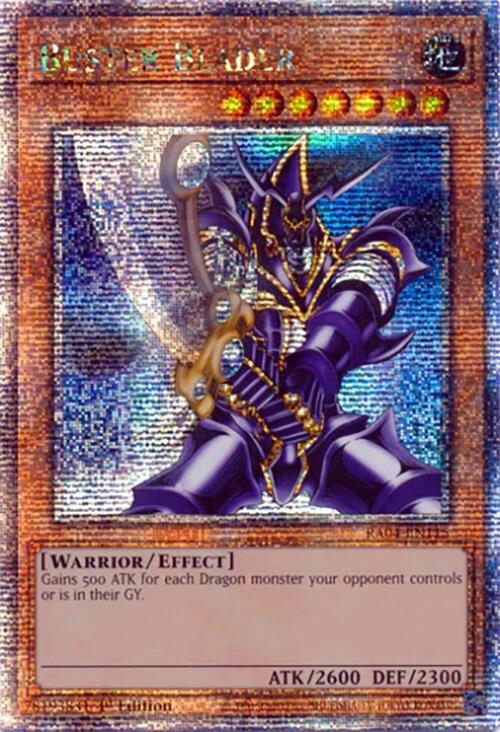 Buster Blader [RA04-EN115] Quarter Century Secret Rare | Fandemonia Ltd