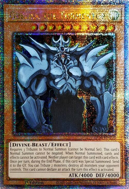 Obelisk the Tormentor [RA04-EN116] Quarter Century Secret Rare | Fandemonia Ltd
