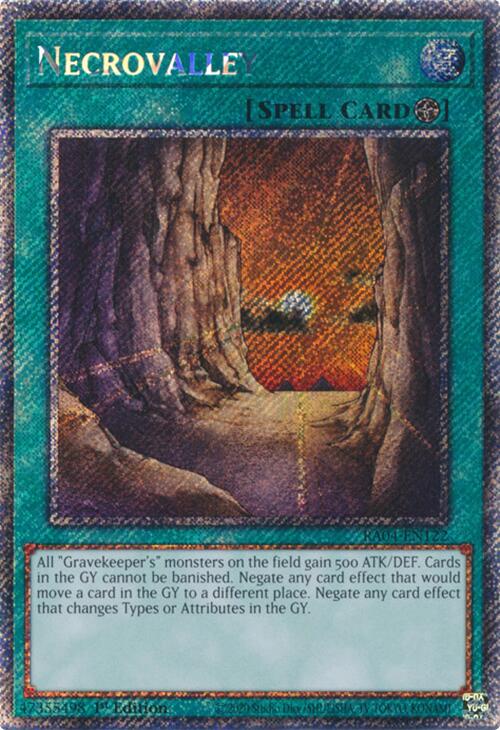 Necrovalley [RA04-EN122] Platinum Secret Rare | Fandemonia Ltd