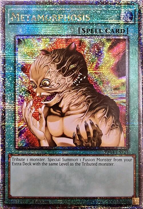 Metamorphosis [RA04-EN123] Quarter Century Secret Rare | Fandemonia Ltd