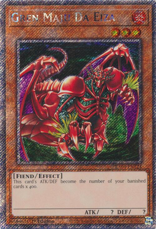 Gren Maju Da Eiza [RA04-EN124] Platinum Secret Rare | Fandemonia Ltd