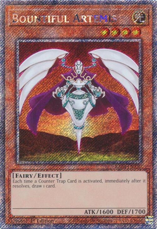 Bountiful Artemis [RA04-EN130] Platinum Secret Rare | Fandemonia Ltd