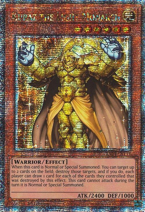 Kuraz the Light Monarch [RA04-EN133] Quarter Century Secret Rare | Fandemonia Ltd