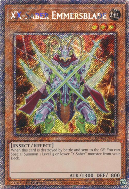 XX-Saber Emmersblade [RA04-EN141] Platinum Secret Rare | Fandemonia Ltd