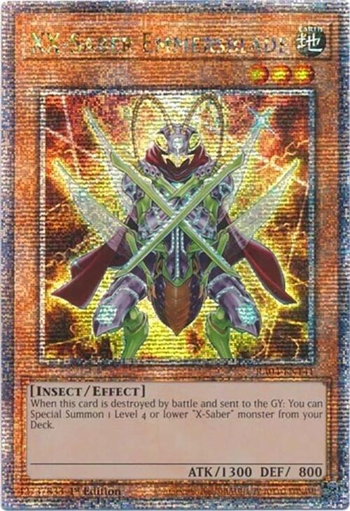 XX-Saber Emmersblade [RA04-EN141] Quarter Century Secret Rare | Fandemonia Ltd