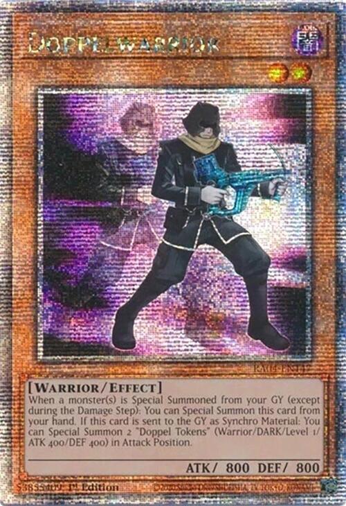 Doppelwarrior [RA04-EN147] Quarter Century Secret Rare | Fandemonia Ltd