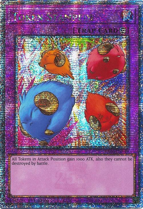 Token Stampede [RA04-EN149] Quarter Century Secret Rare | Fandemonia Ltd