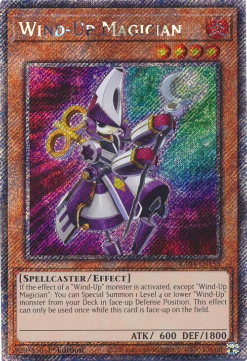 Wind-Up Magician [RA04-EN153] Platinum Secret Rare | Fandemonia Ltd