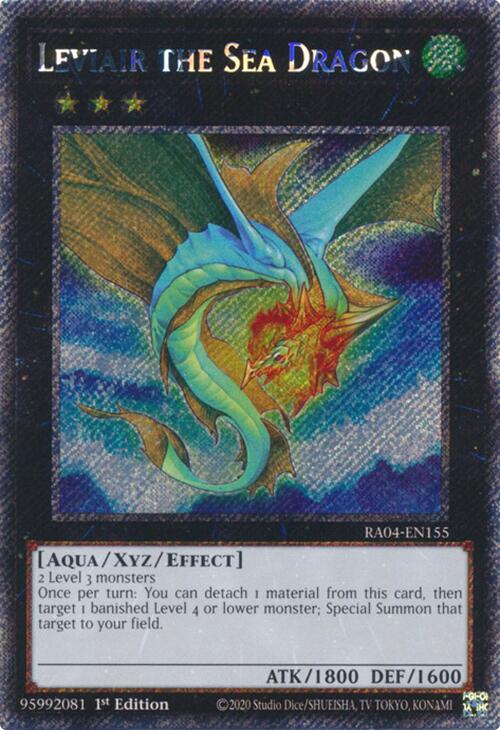 Leviair the Sea Dragon [RA04-EN155] Platinum Secret Rare | Fandemonia Ltd