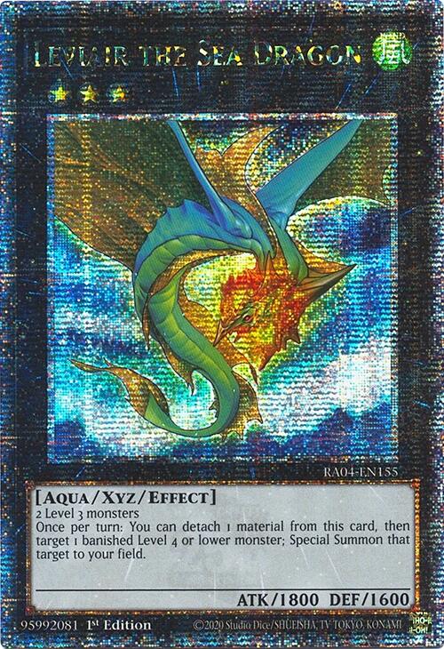 Leviair the Sea Dragon [RA04-EN155] Quarter Century Secret Rare | Fandemonia Ltd