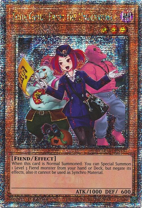 Tour Guide from the Underworld (Alternate Art) [RA04-EN157] Quarter Century Secret Rare | Fandemonia Ltd