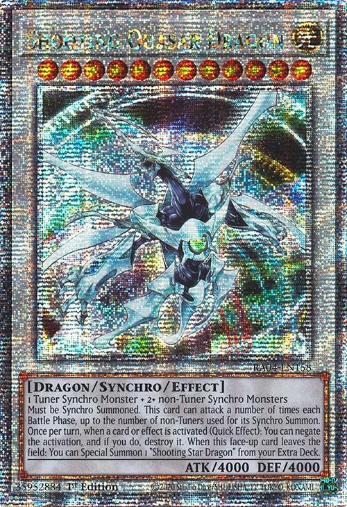 Shooting Quasar Dragon [RA04-EN158] Quarter Century Secret Rare | Fandemonia Ltd
