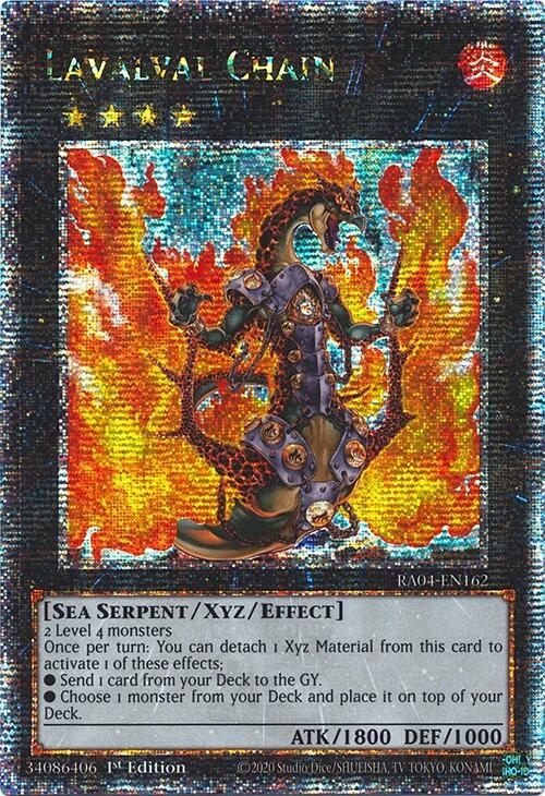 Lavalval Chain [RA04-EN162] Quarter Century Secret Rare | Fandemonia Ltd