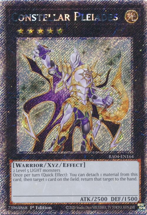 Constellar Pleiades [RA04-EN164] Platinum Secret Rare | Fandemonia Ltd