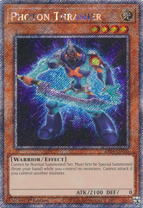 Photon Thrasher [RA04-EN170] Platinum Secret Rare | Fandemonia Ltd