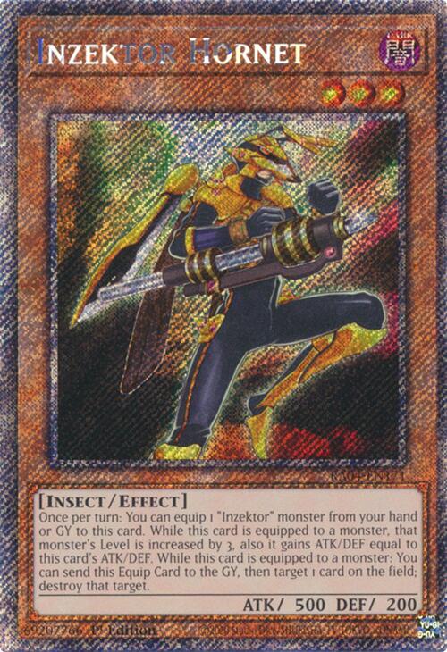 Inzektor Hornet [RA04-EN171] Platinum Secret Rare | Fandemonia Ltd