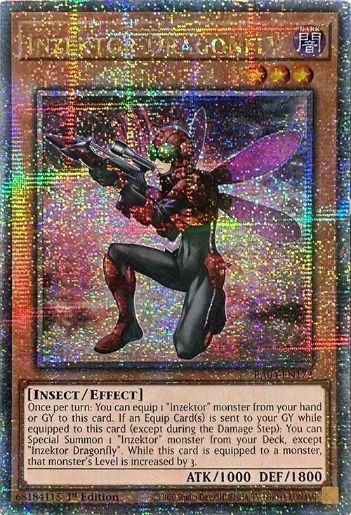 Inzektor Dragonfly [RA04-EN172] Quarter Century Secret Rare | Fandemonia Ltd
